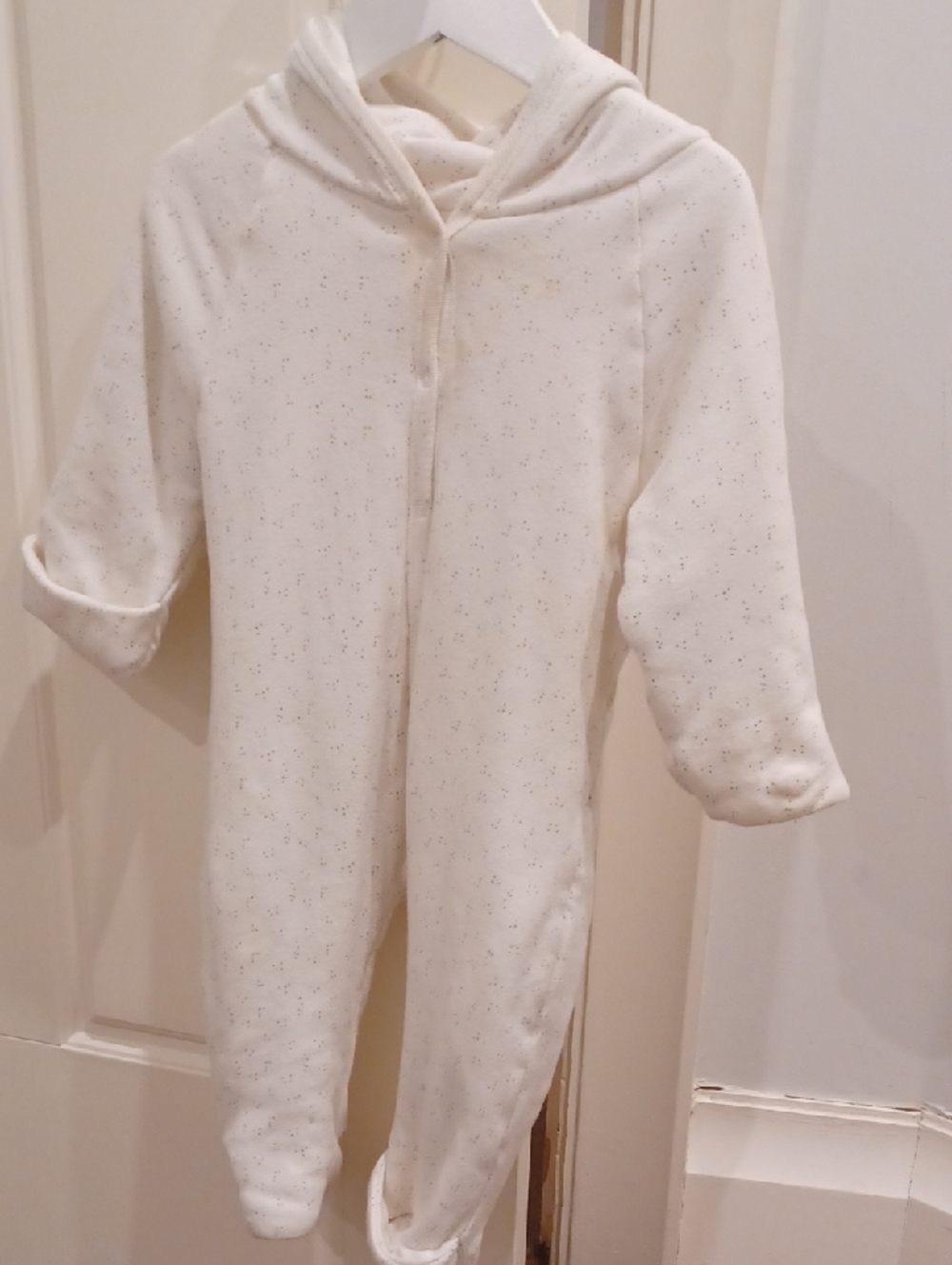 Bonpoint Cotton Snowsuit, Baby Outerwear
